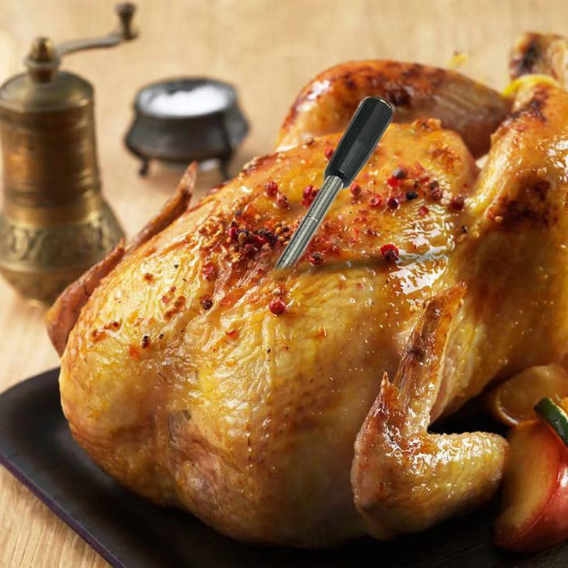 Rotisserie thermometer top